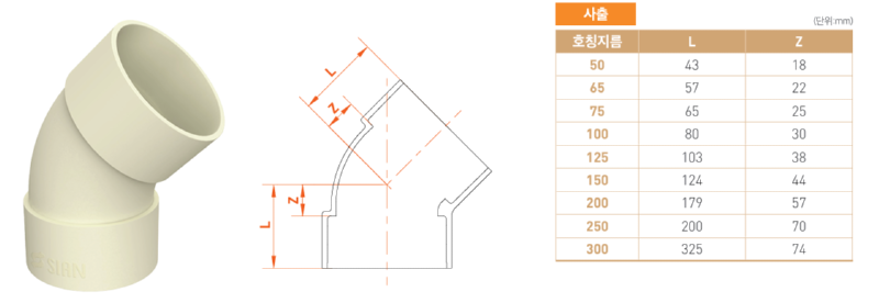 45˚ 엘보 ( 45˚ELBOW ) 사출.png